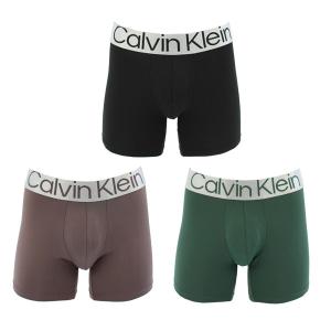 カルバンクライン Calvin Klein 3枚組 スティール マイクロ ボクサーブリーフ  3枚セ...