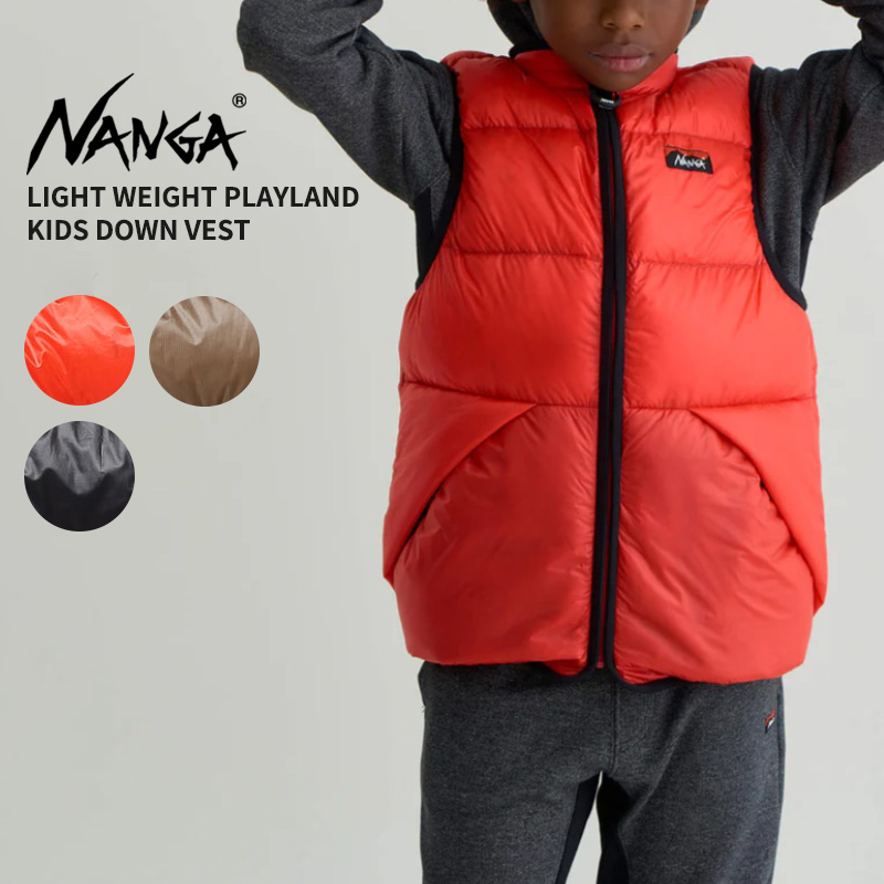 ジャケット・アウター NANGA LIGHT WEIGHT PLAYLAND DOWN VEST NANGA（ナンガ） LIGHT WEIGHT PLAYLAND DOWN VEST ライトウェイト