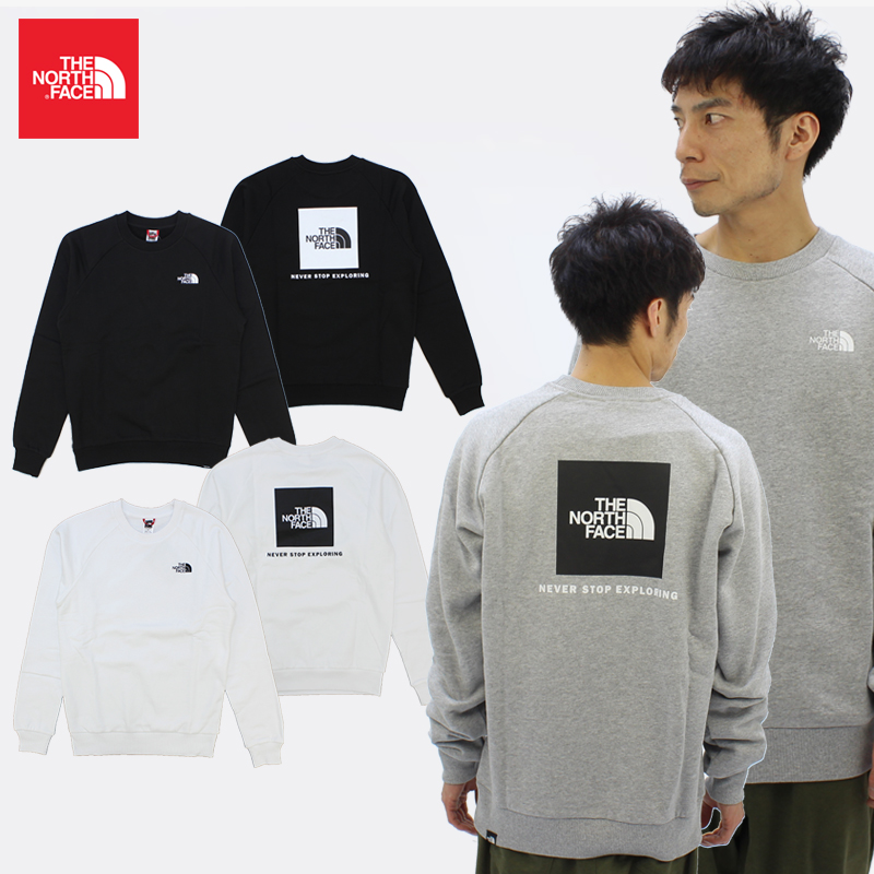 ザ・ノース フェイス THE NORTH FACE Mens Raglan Redbox Crew クルーネック スウェット [AA]