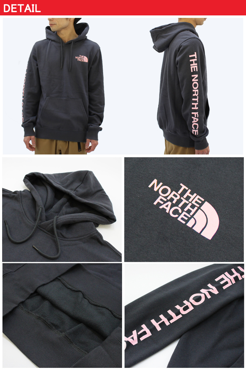 ザ・ノース フェイス THE NORTH FACE Mens New Sleeve Hit Hoodie プル