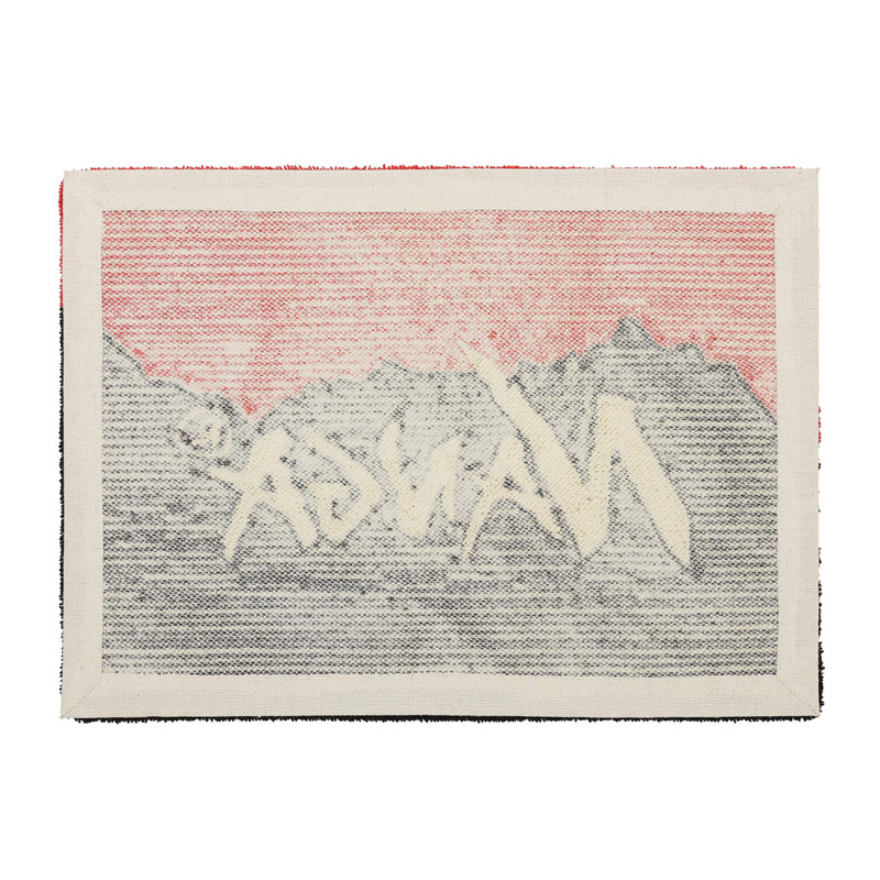 NANGA（ナンガ） ラグマット 玄関マット ロゴ ラグ NANGA LOGO RUG