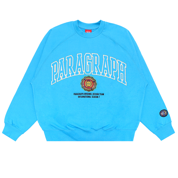 パラグラフ paragraph COLLEGE EMBROIDERY SWEAT NO.006/NO.6 カレッジ