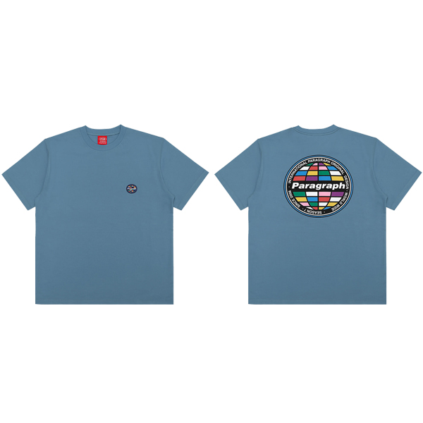 【Paragraph】24SS★ no.022 PARAGRAPH EARTH LOGO PATCH T Paragraph(パラグラフ) - No.022パラグラフアースロゴパッチT