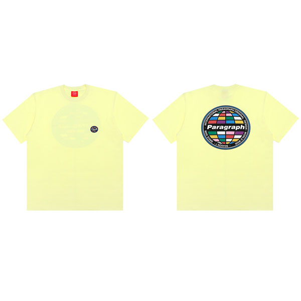 【Paragraph】24SS★ no.022 PARAGRAPH EARTH LOGO PATCH T Paragraph(パラグラフ) - No.022パラグラフアースロゴパッチT
