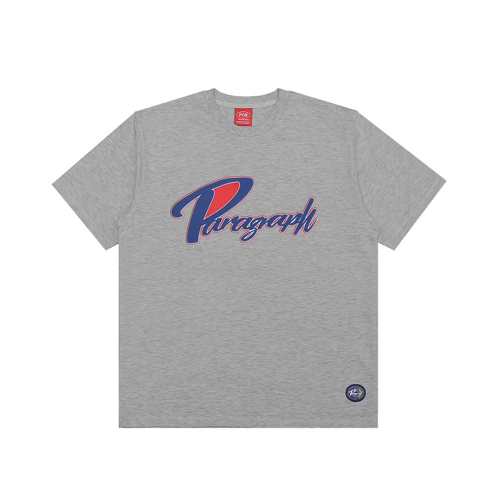 パラグラフ paragraph RED STROKE T-SHIRT NO.011/NO.11 ロゴ 半袖T