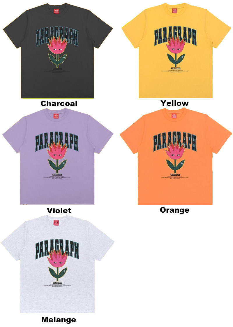 パラグラフ　Tシャツ/カットソー Paragraph（パラグラフ） 【並行輸入】パラグラフ 半袖Tシャツ TULIP T