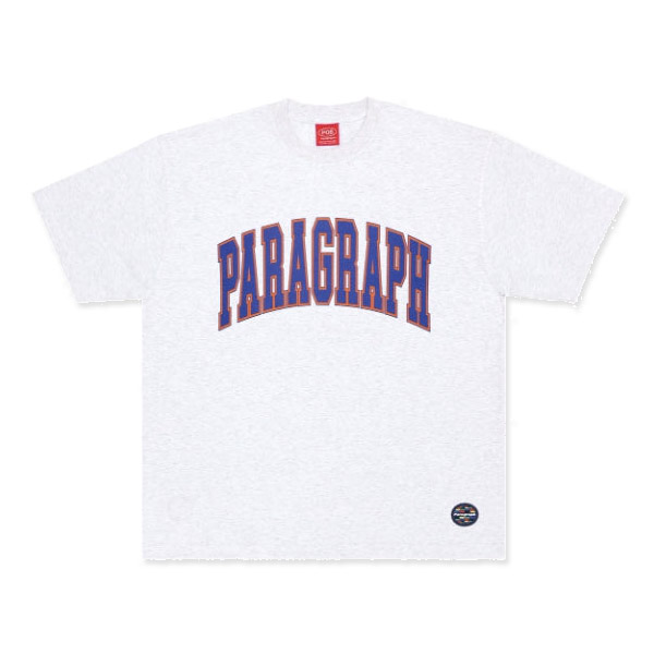 Paragraph ウォッシュド加工 パラグラフ スウェットTシャツ 新品未開封 A'GEM/9 × .kom『paragraph/パラグラフ』ブランドロゴミックス