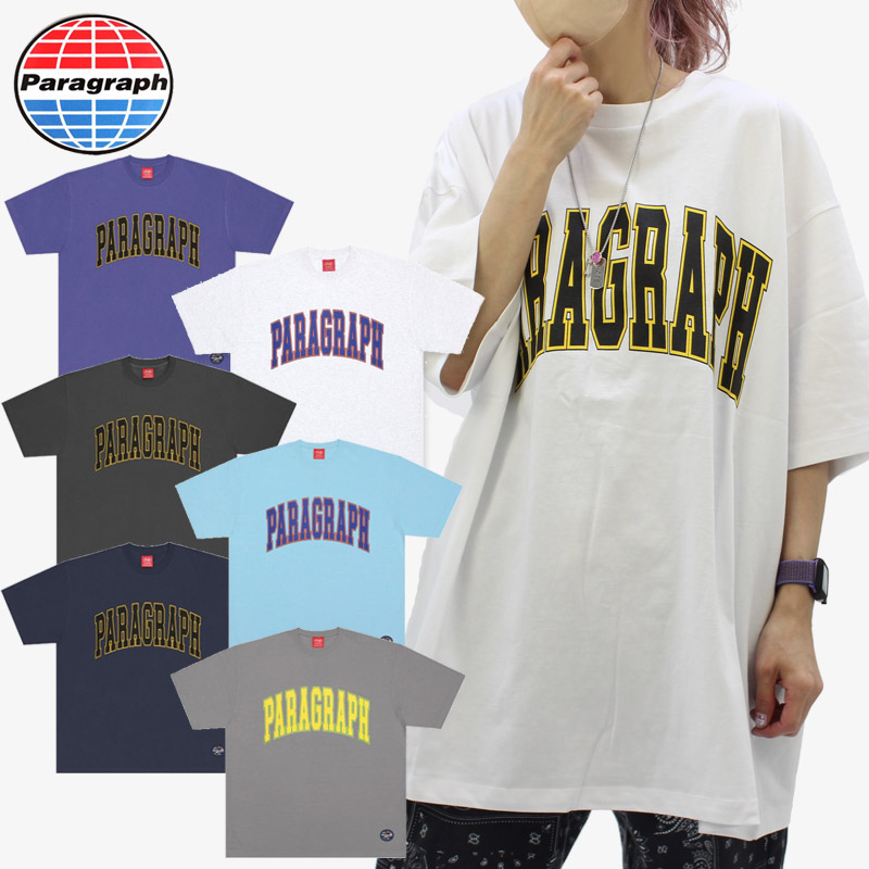 パラグラフ paragraph MODERN PRINTING T-SHIRT NO.051/NO.51 カレッジ