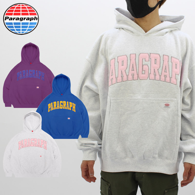 パラグラフ paragraph ARCH LOGO HOODIE NO.08-014 フーディー