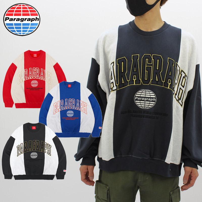 パラグラフ paragraph ALL STAR CREW SWEAT NO.08-021 クルー