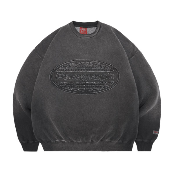 パラグラフ paragraph  VINTAGE WORLD LOGO CREW SWEAT NO.08-022 クルー スウェット トレーナー メンズ レディース カットソー[AA]