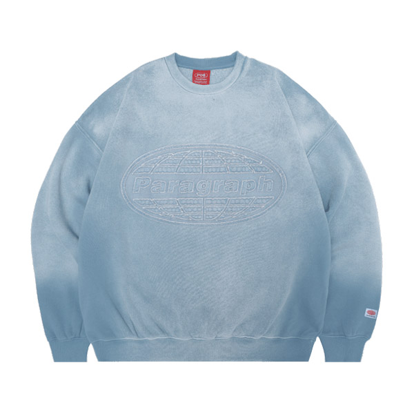 パラグラフ paragraph  VINTAGE WORLD LOGO CREW SWEAT NO.08-022 クルー スウェット トレーナー メンズ レディース カットソー[AA]