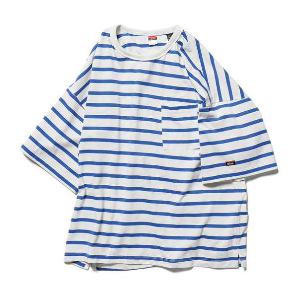 ナンガ NANGA  ECO HYBRID LOOSE FIT BORDER TEE  エコハイブリッド ルーズフィットボーダーティー 半袖Tシャツ メンズ[AA]｜neo｜02