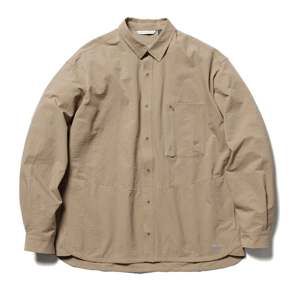 ナンガ NANGA AIR CLOTH COMFY L/S SHIRT エアクロスコンフィロング