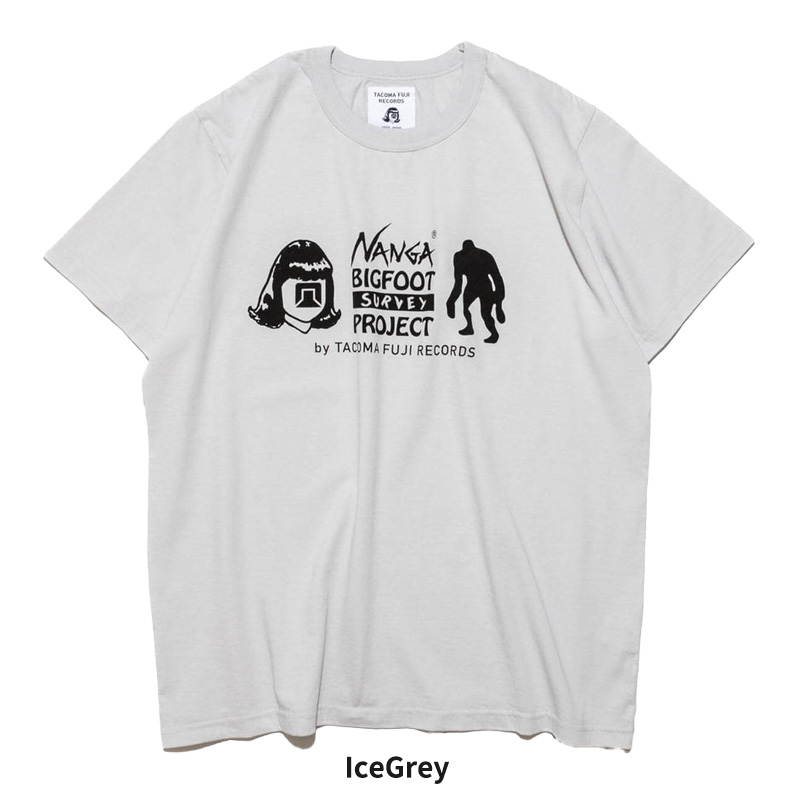 NANGA ナンガ×タコマフジレコード 半袖Tシャツ 30周年