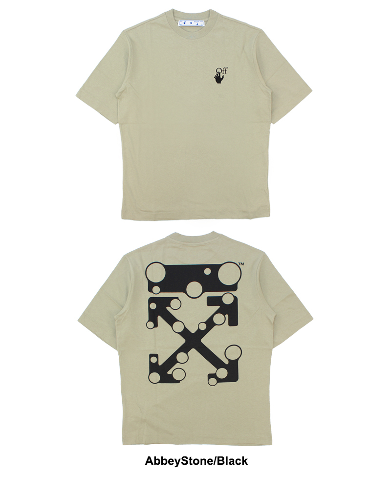 オフホワイト OFF-WHITE BUBBLE ARROW S/S SKATE TEE (ABBY STONE