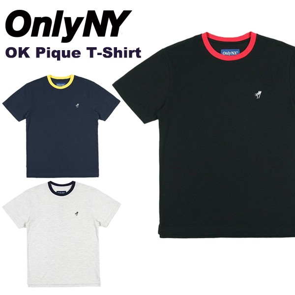 オンリー ニューヨーク Only Ny OK Pique T-Shirt 半袖 Tシャツ 