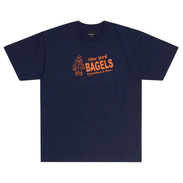 オンリー ニューヨーク Only Ny NY Bagels T-Shirt 半袖 Tシャツ 男性用 ...