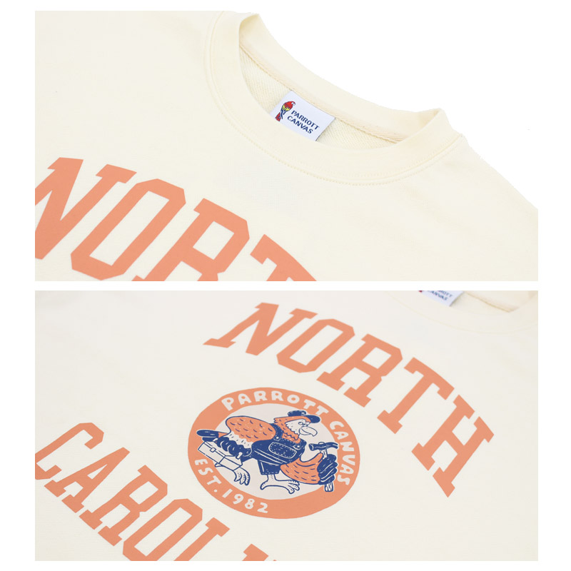 PAROTT CANVASAロゴスウェット PAROTT CANVASAロゴスウェット セール】【PARROTT CANVAS