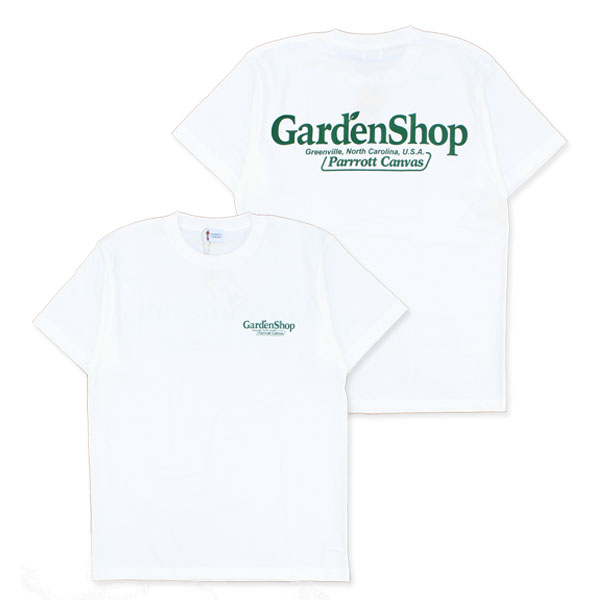 パロット キャンバス PARROTT CANVAS ガーデンショップ ロゴ Tシャツ カットソー/半...