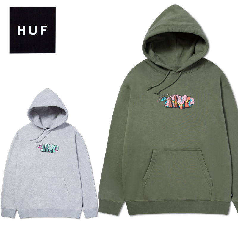 ハフ（HUF) STREET LEVEL PULLOVER HOODIE フーディー プルオーバー