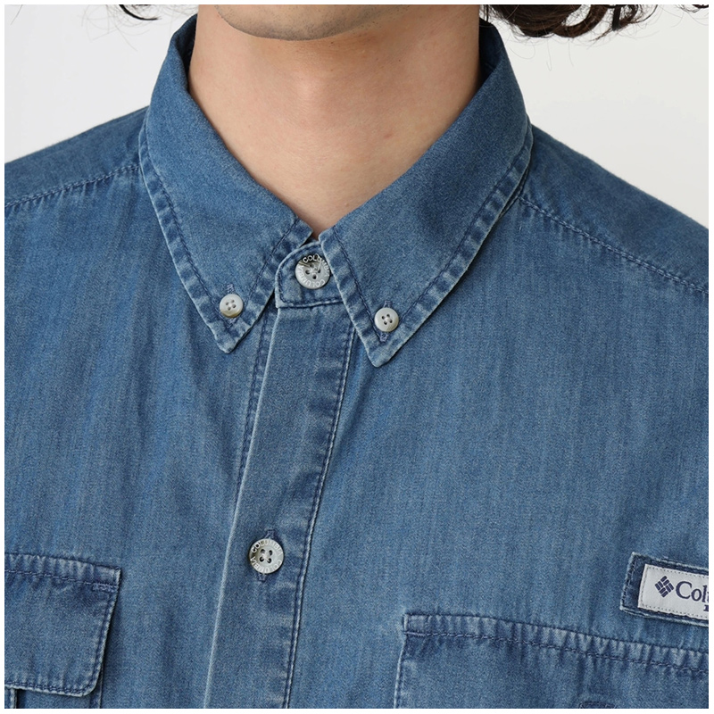 デッドストックColumbiaコロンビアオムニシェードバハマフィッシングシャツSブルー総柄ボタンダウンアウトドアアメカジストリートh23149 楽天市場】Columbia（コロンビア） バハマ ショートスリーブ