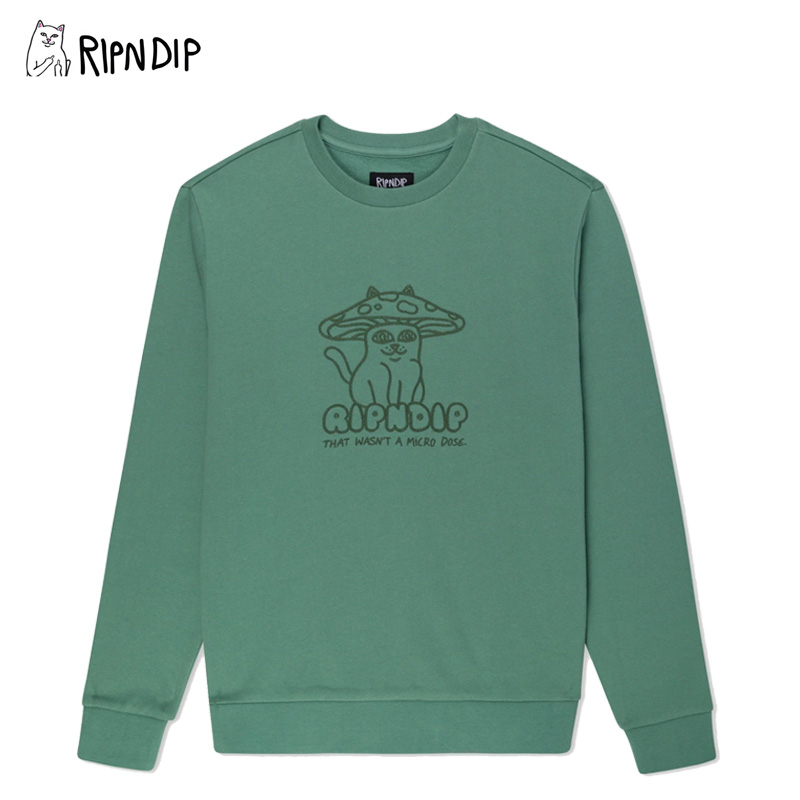 RIPNDIP 【並行輸入】リップンディップ Shroom Cat Crewneck