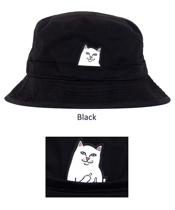 Ripndip Lord Nermal Bucket Hat Black ハット 送料無料 楽天市場】リップンディップ RIPNDIP バケットハット ユニ