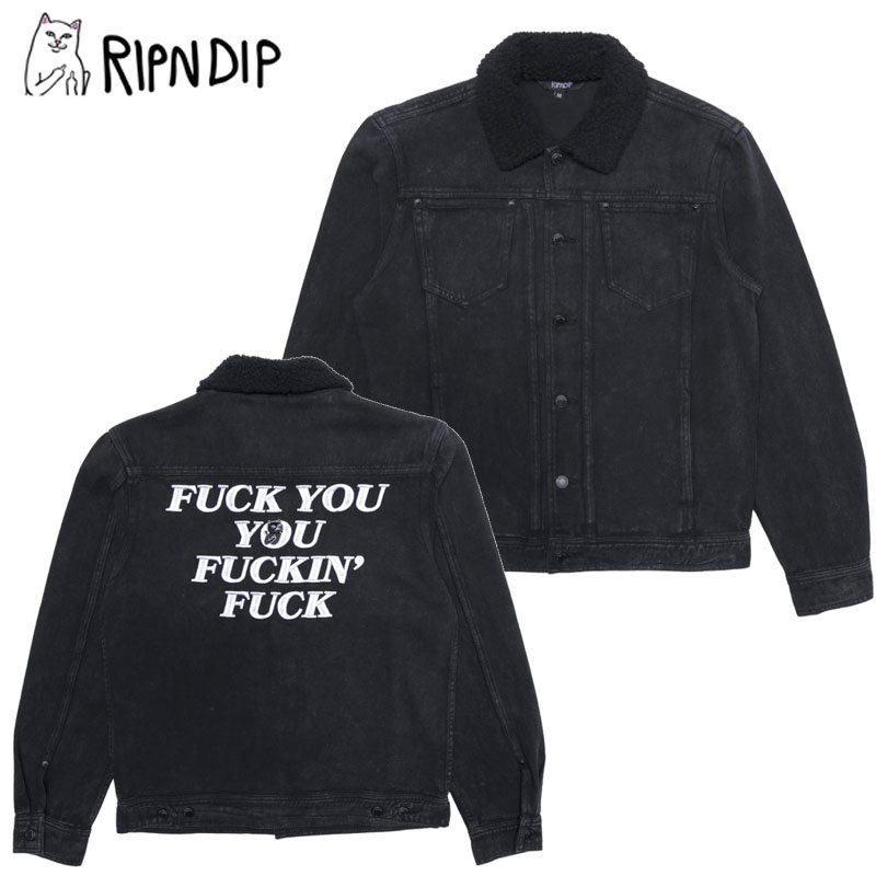 RIPNDIP リップンディップ　メンズ　ジャケット RIPNDIP 【並行輸入】リップンディップ Fucking Fuck Denim