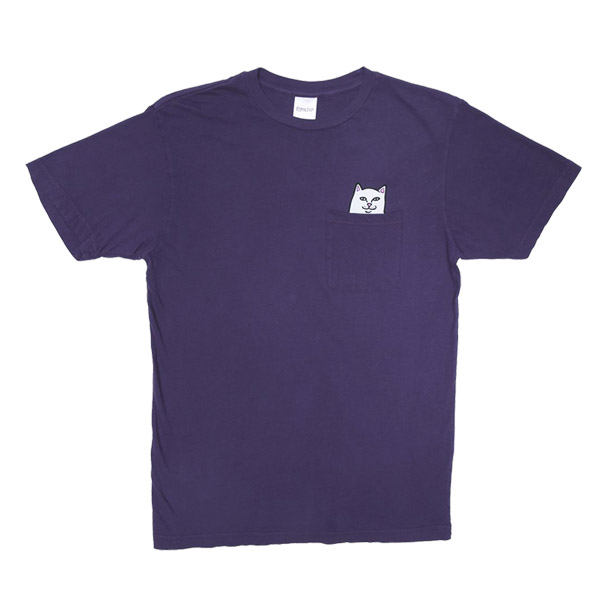 RIPNDIP リップンディップ Lord Nermal S Pocket Tee Purple