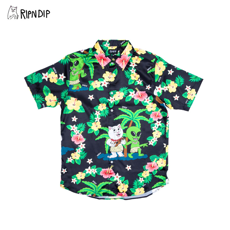 リップンディップ RIPNDIP Aloha Nerm Short Sleeve Button Up 半袖