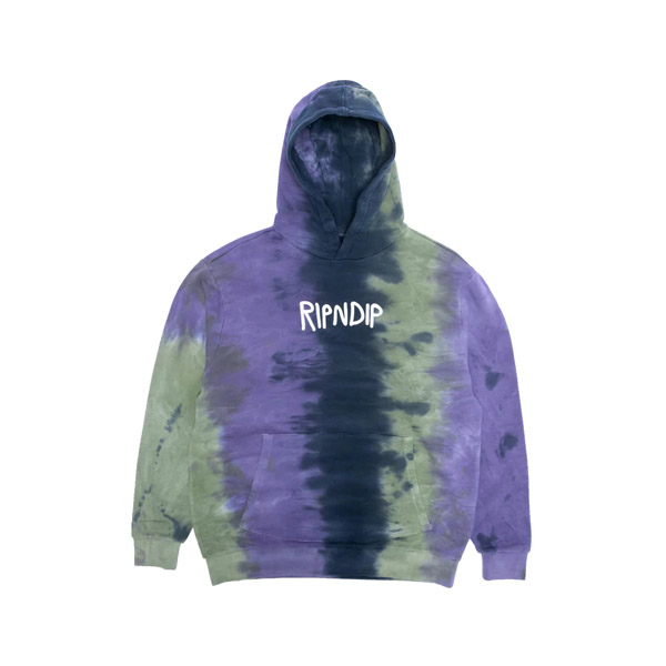 リップンディップ RIPNDIP Ripndip Rubber Logo Hoodie Sage S...