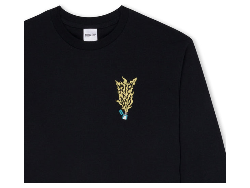 RIPNDIP FAN FAVE 長袖 Tシャツ Black 送料込み RIPNDIP 【並行輸入】リップンディップ Ripnlit Long Sleeve