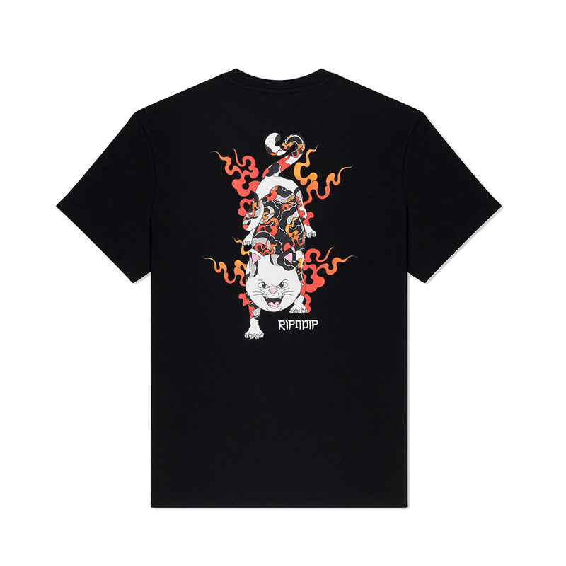 ★米国発/送関込*RIPNDIP*新作*RAINBOW長袖Tシャツ/Y★ 並行輸入】リップンディップ RIPNDIP 半袖Tシャツ NERM DE TIGRE