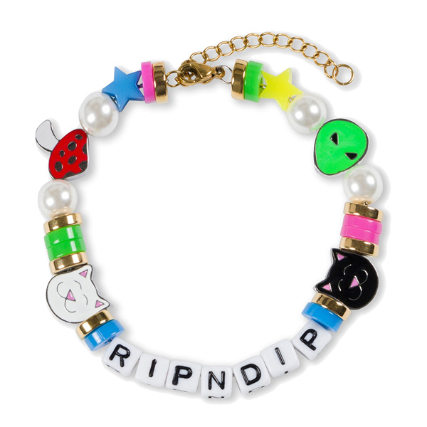 アクセサリー ripty 並行輸入】リップンディップ RIPNDIP PLUR BEADED BRACELET チャーム