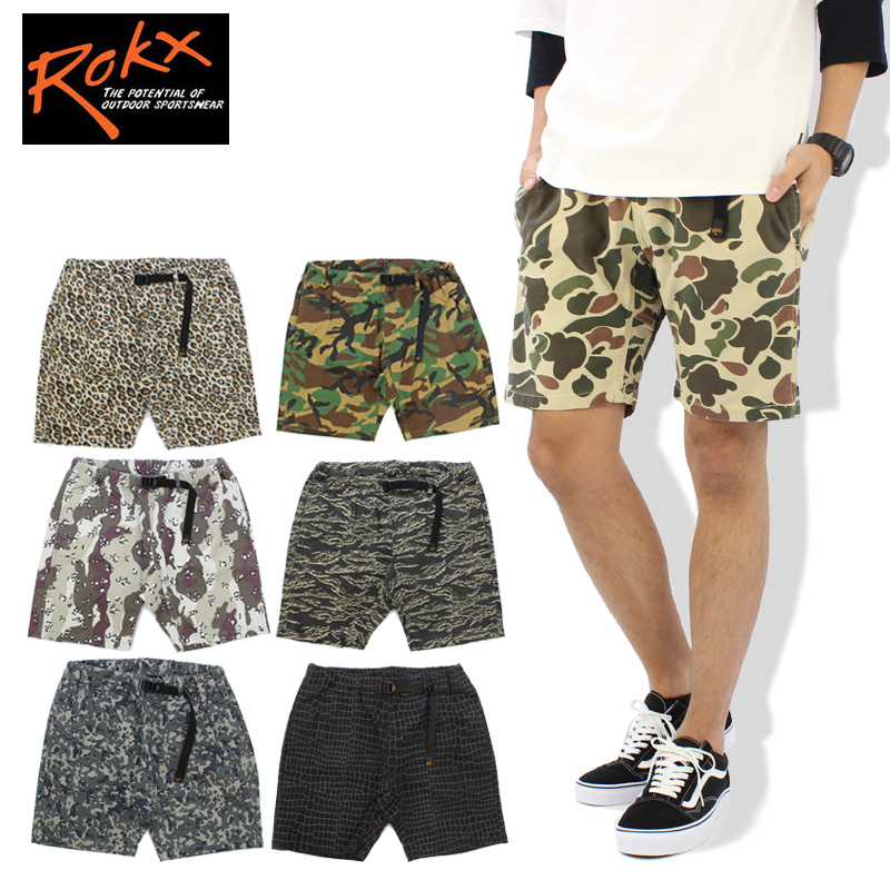 ROKX（ロックス） ROKX MG CAMOFLAGE SHORT クライミング パンツ