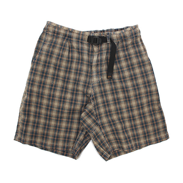 ロックス ROKX INDIGO CHECK SHORT インディゴチェック ショートパンツ