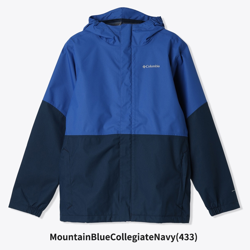 Columbia 子供用フード付きジャケット ネイビー/グレー　上160下150 コロンビア キッズ 防水ジャケット Columbia ハイクバウンド II