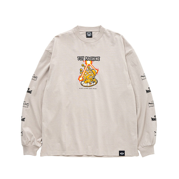 TOY MACHINE（トイマシーン） メンズ プリント 長袖Tシャツ ロンT TOY