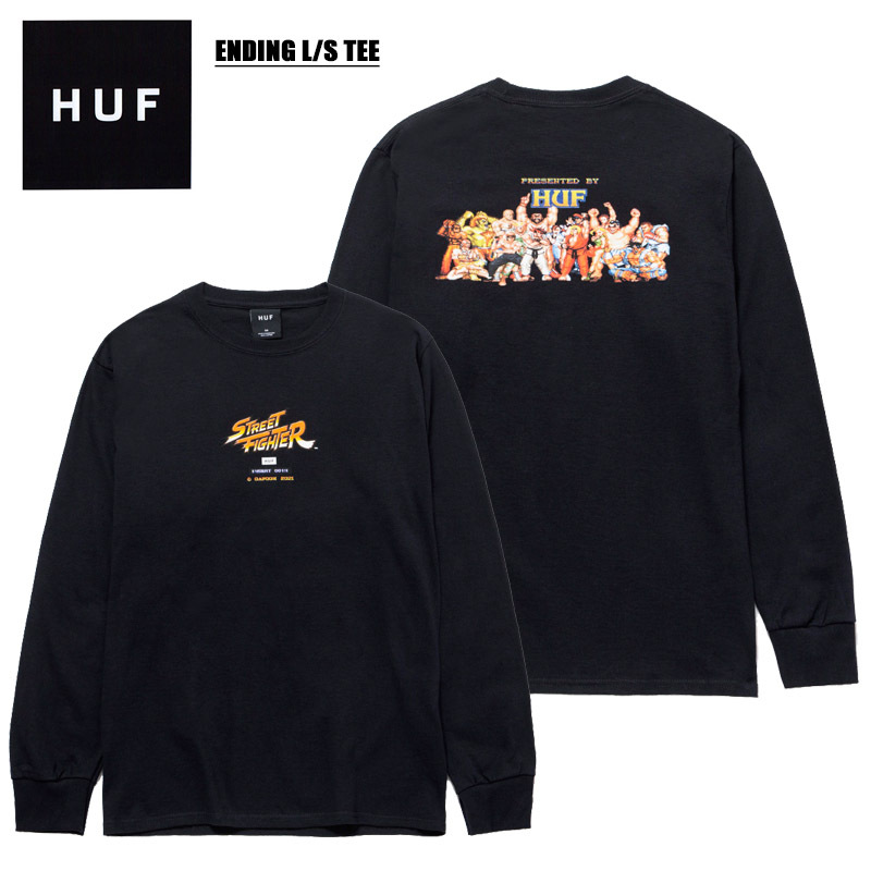 ハフ HUF ENDING L/S TEE ストリートファイター2 スト2 ロングTシャツ カットソー 長袖 男性用 メンズ [AA]  :ts01595:Neo Globe Yahoo!店 - 通販 - Yahoo!ショッピング