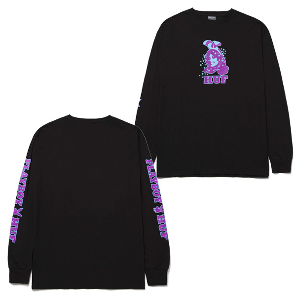 ハフ HUF  PLAYBOY BUNNY L/S TEE プレイボーイ ロングTシャツ/カットソー...