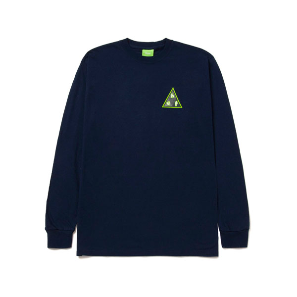 ハフ HUF  HIGH ADVENTURE LS TEE ロングTシャツ/カットソー/長袖/男性用...