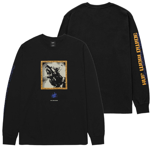 HUF（ハフ） 【並行輸入】ハフ HUF BEWARE LS TEE 長袖Tシャツ ロング