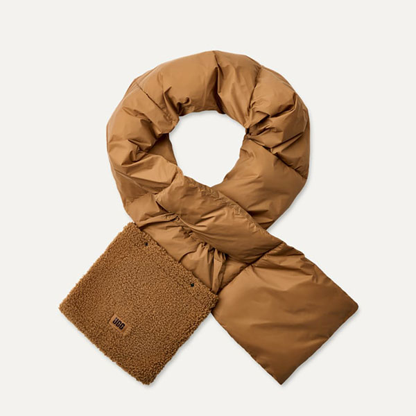 新品未使用 UGG マフラー UGG（アグ） レディース 中綿マフラー UGG AW UGGフラッフ パッカブル