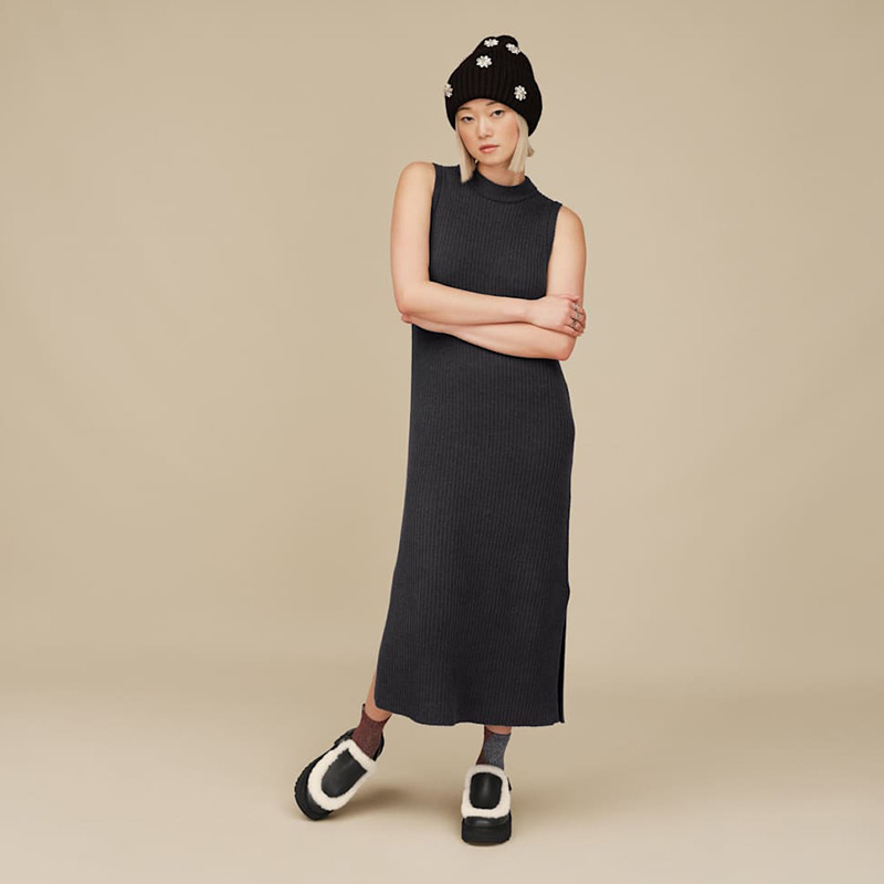 UGG ／エンベリッシュド ニット カフ ビーニー ニット帽 ブラック ugg-102826_4.jpg