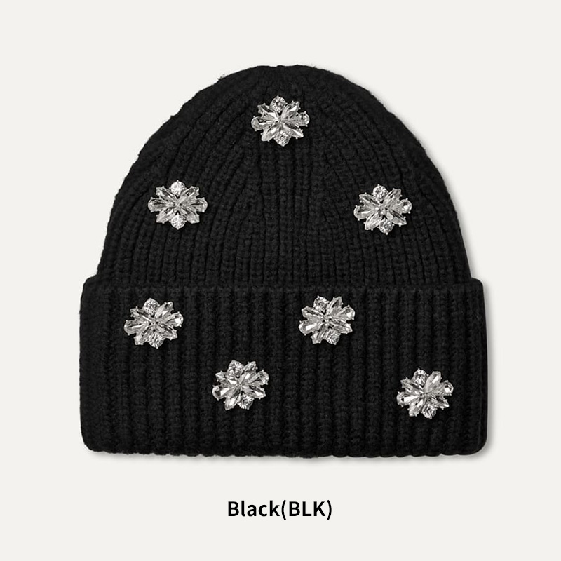 UGG（アグ） レディース ビジュー付き ニット帽 エンベリッシュド