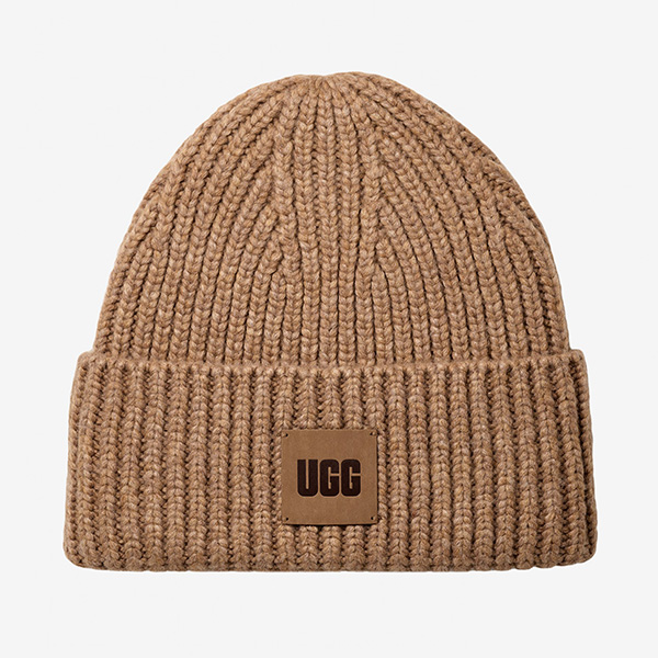 UGG（アグ） メンズ ニット帽 チャンキー リブ ビーニー M Chunky Rib