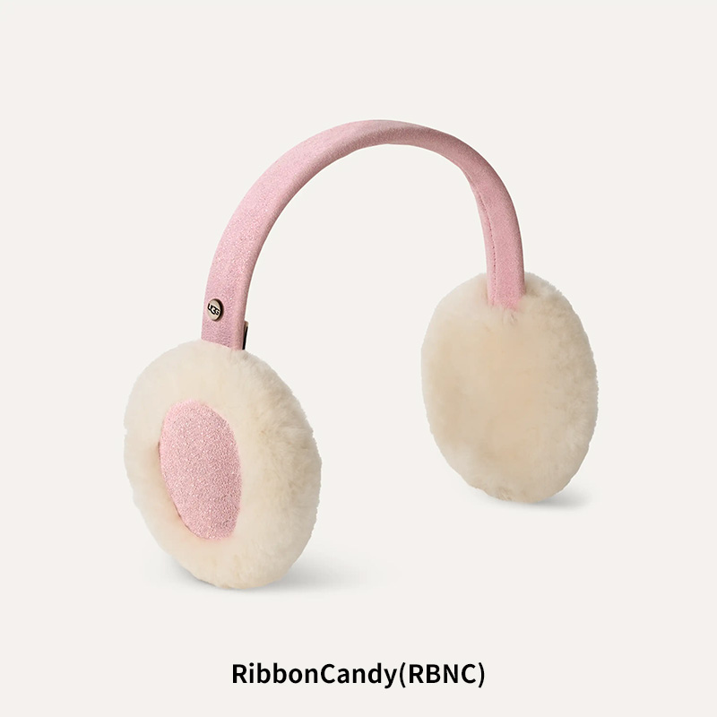 新品・未使用　UGG ピンク　イヤーマフ　【希少】　耳あて アグ キッズ イヤーマフ 耳あて UGG ダズル K Dazzle Earmuff 秋冬