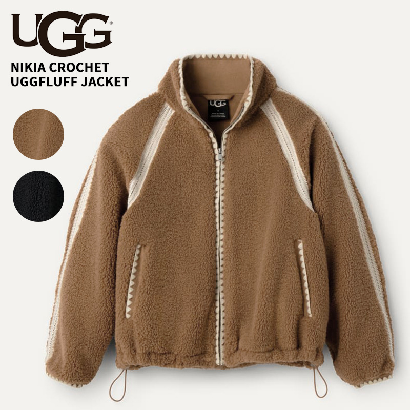 UGG（アグ） レディース ボアジャケット ニキア クロシェ UGGフラッフ 