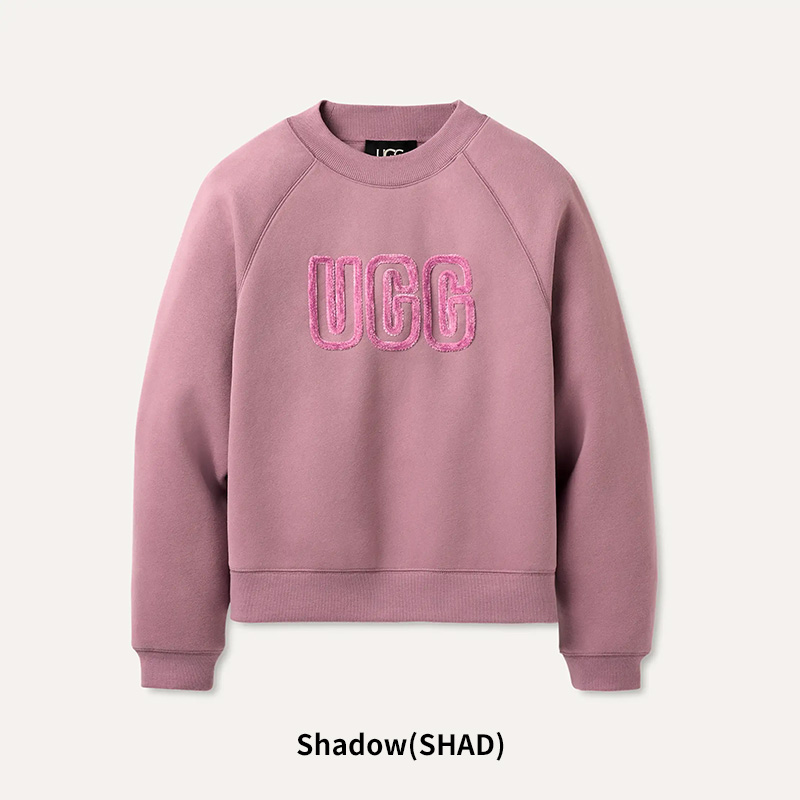 UGG（アグ） レディース トレーナー ロゴ クルーネック スウェット UGG